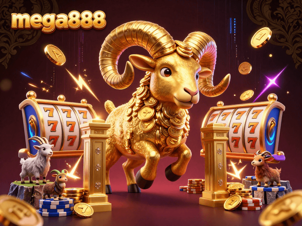 Muat turun mega888 dan nikmati permainan slot yang menarik dengan ram emas berwarna-warni.