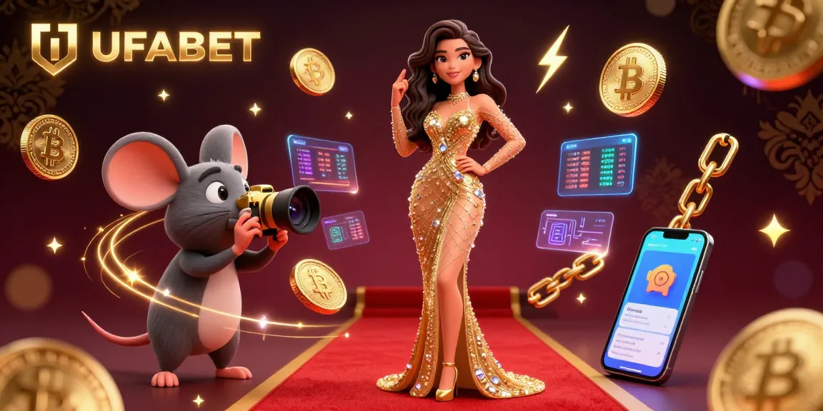 Watch UFABET players win big with dynamic Bitcoin and Ethereum coins in a vibrant casino scene.