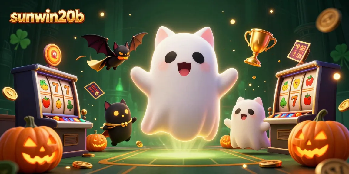Engage in thrilling gameplay at sunwin20b with a magical ghost cat and dynamic casino elements.